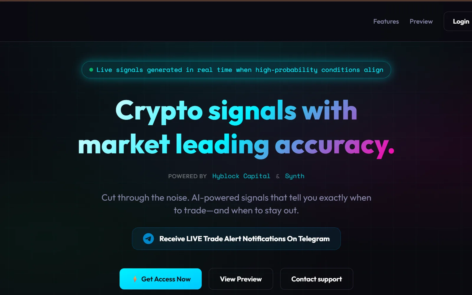 Crypto Signals screenshot